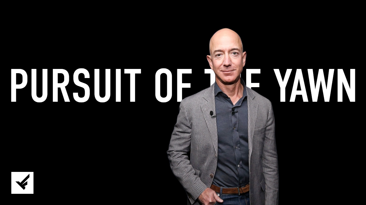 finalvibe's tweet photo. New Post: Jeff Bezos and the Pursuit of the Yawn

“Keep inventing, and don't despair when at first the idea looks crazy. Remember to wander. Let curiosity be your compass. It remains Day 1.”

Read more: https://t.co/4ZqoBGrWbq https://t.co/cKSvJ0Ho38