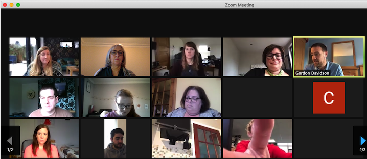 Delighted that Gordon Davidson from @UlsterBank 
<a href="/SocComCap/">Social & Community Capital</a> could join us for our Blogging, Vlogging and Podcasting KS2 teacher training session #DLH #ICT #teachers <a href="/siobhanpscott/">Siobhan Scott</a> @nervebelfast