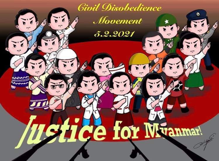 yytleo's tweet photo. "FREEDOM FROM FEAR"
We need to fight for our future. If we fail this time, it’s over! For this long journey let’s keep going together.
Time to unit !!! Fight for our future 
#HearTheVoiceOfMyanmar
#WeNeedDemocracy https://t.co/P5ClbnbXdd