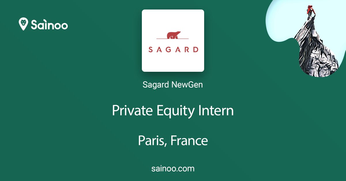 Sainoo_com's tweet photo. 💼 Private Equity Intern | Paris | Sagard NewGen
Sagard NewGen is looking for a Private Equity Intern to join them in July 2021.
🌐 Apply Online https://t.co/mg8eX0vBlj 
👔 Visit https://t.co/XeJQMCTReO for other opportunities
#privateequityintern #investmentbank #Intern #paris https://t.co/pVrVSHqMLE