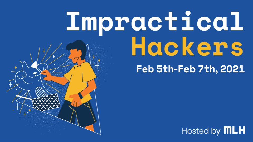MLHacks's tweet photo. Tune in for the #ImpracticalHackers Opening Ceremony at https://t.co/pRETmqW23x in 15 minutes! https://t.co/JaAObPEJRa