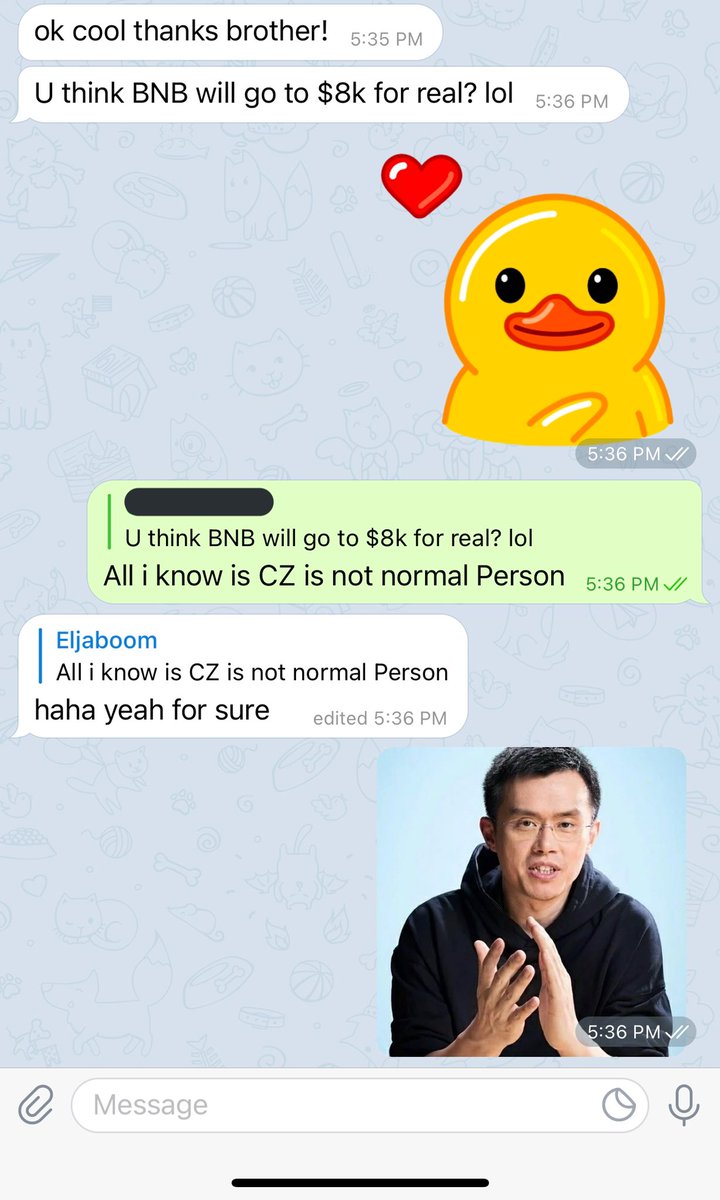 Eljaboom's tweet photo. It’s your time @cz_binance 
Do the magic @binance @BinanceChain #BNb #bsc 

PAMP IT 🚀 https://t.co/ZhZQTKlcrg