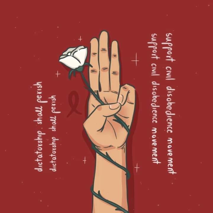 FREEDOM FROM FEAR

We can't allow anyone who will take our future into darkness. So we must fight not only for us but also for our coming generations and keep strong .I'm sure that we can do it.
#HearTheVoiceOfMyanmar
#WeNeedDemocracy