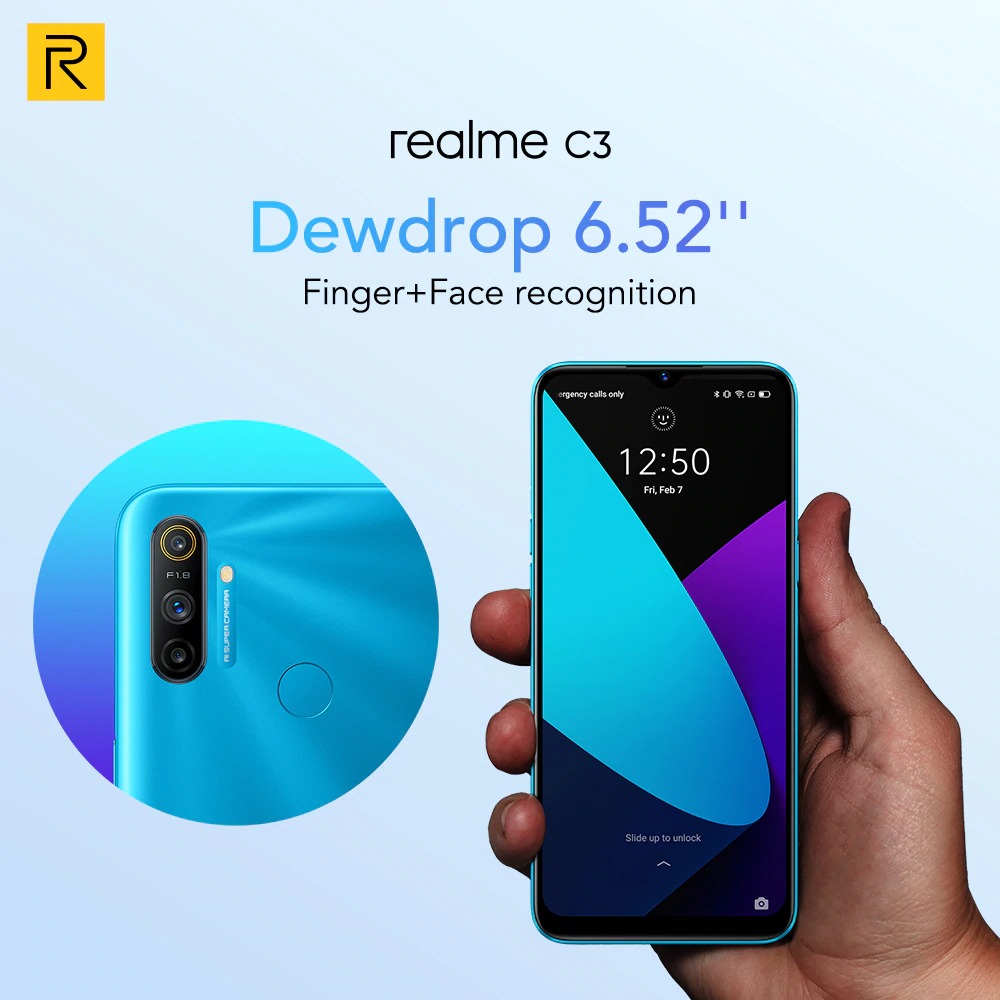 ShamzOfficial's tweet photo. Buy Link: https://t.co/MANgSqWaLm 
realme C3 5000mAh Battery Mobile Phone 3GB RAM 32GB 64GB ROM Helio G70 Processor 12MP AI Dual Camera HD Mini-drop Fullscreen NFC #Aliexpress #discountoffer #Realme #brand #GotMeBanned https://t.co/EvRe3K0amo