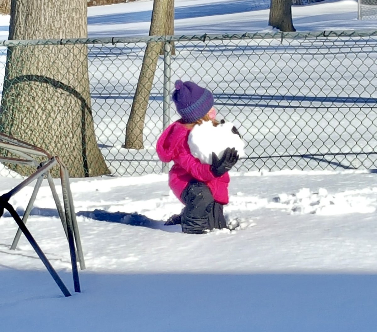 Miss Angie and the school age children enjoyed the fresh snow earlier this week making snowmen and throwing snowballs on the playground at the Warwick North Coventry Center!

#WarwickChildCare #childcare #SchoolAge #KeystoneStars #snow #snowballs #snowman #snowballfight #winter