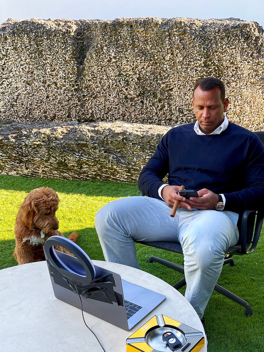 AROD's tweet photo. If anyone needs a dog sitter, I got you. ✨🐶 #Tyson https://t.co/lbXHfYnpyT
