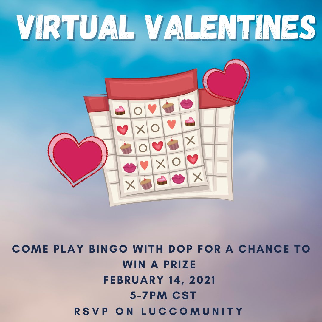Loyoladop's tweet photo. But their is more valentine treats! Couldn’t get a spot for the cookie decorating, come to bingo and win some prizes! RSVP in LUCommunity. Link in bio https://t.co/7FcHQTq7IQ