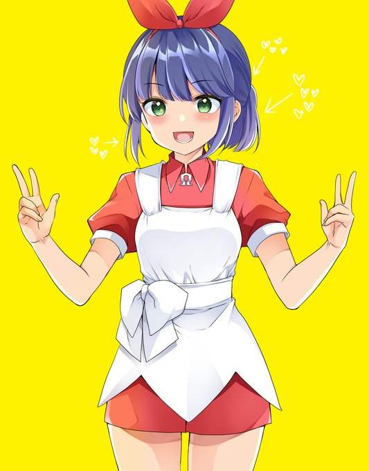 レイちゃんの低めポニテが相当好きみたい#おめシス #おめシスはいいぞ 