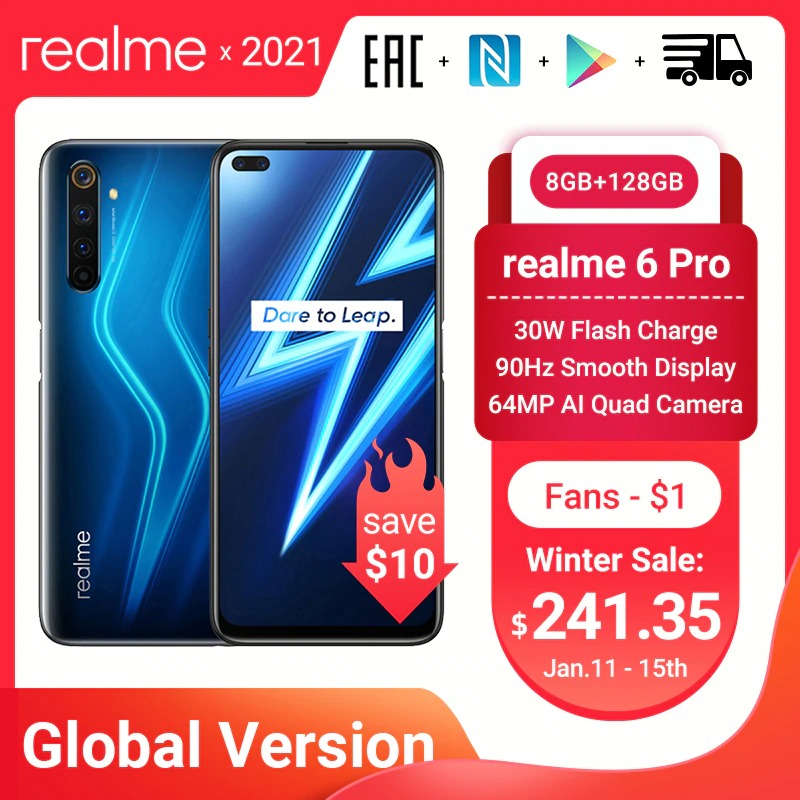 ShamzOfficial's tweet photo. Buy Link: https://t.co/2IvchwRNht 
realme 6 Pro 6pro Global Version 8GB RAM 128GB ROM Mobile Phone Snapdragon 720G 30W Fast Charge 64MP Camera EU Plug NFCellphone #Aliexpress #realme6pro #discountoffer #affiliate #bestprice https://t.co/cczzUv126g