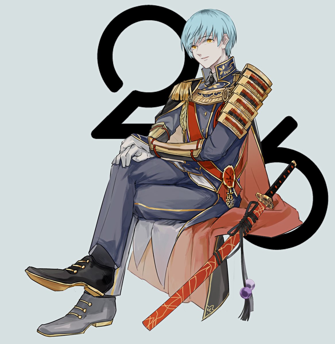 刀剣乱舞 2月6日は刀帳番号26番一期一振極の日 刀帳no26で2月6日は一期一振極の 此木不予のイラスト