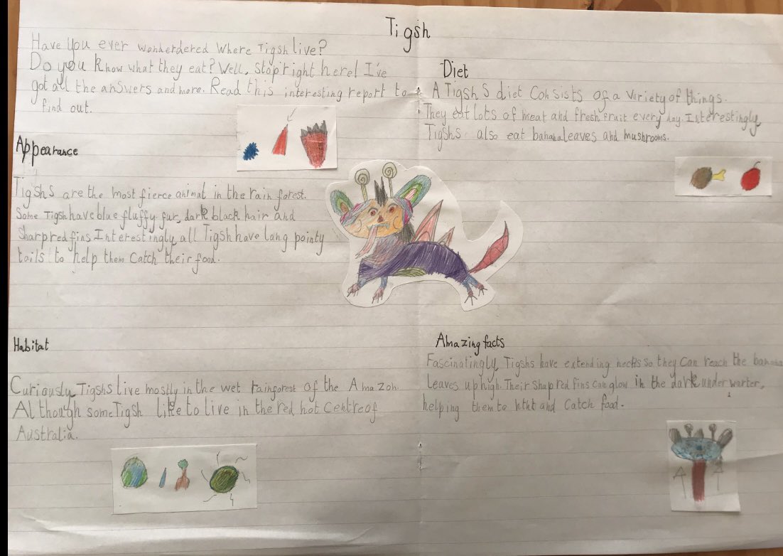 EastwayPrimary's tweet photo. We are so proud of the writing our Year 2 pupils have created at home this week! ✏️ 🌟 #year2writing #informationtexts #writingrocks https://t.co/I68gQoqoy8