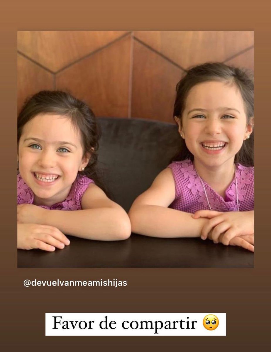 PulsoHmo's tweet photo. Alerta 🚨 Amber para la localización de Lucia Ruiz García y Sofía Ruiz García de 5 años de edad, fueron secuestradas por su Padre David Ruiz  Cantú las secuestró sin el consentimiento de la madre Magaly García Garza. https://t.co/XtE2kiMXtl… Por favor 🙏 Rt. https://t.co/Ag4N4d0bUc