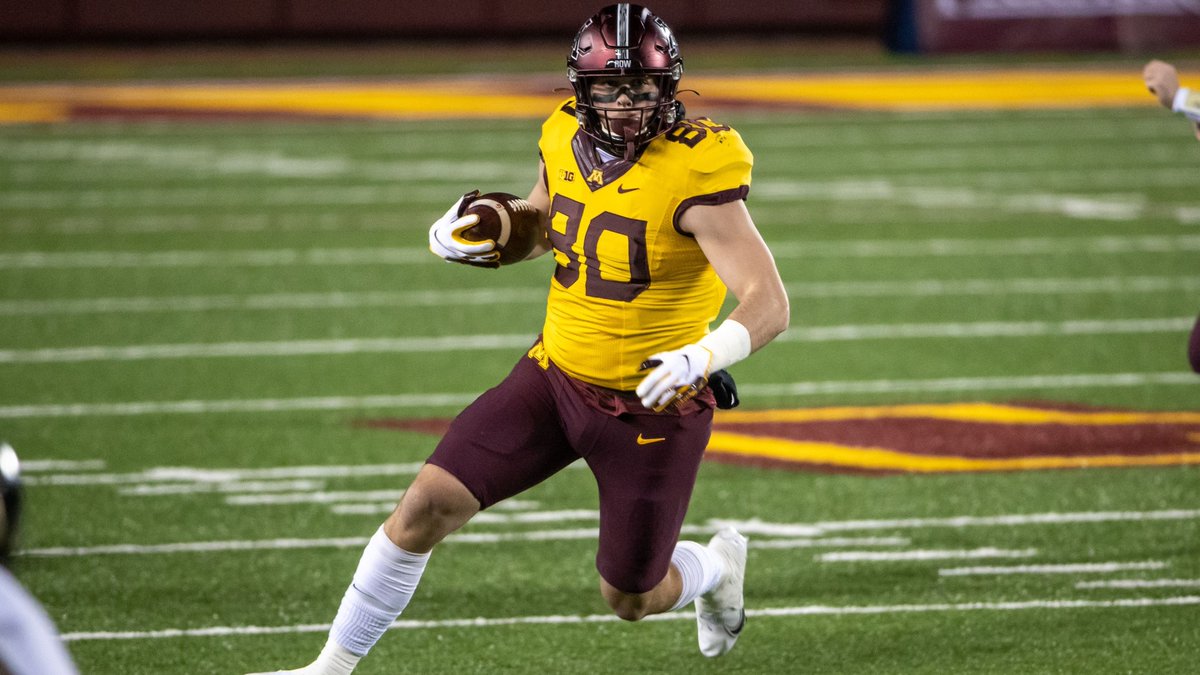 RyanBurnsMN's tweet photo. #Gophers TE @jake_paulson80 has decided to not return for the 2021 season, and he goes in-depth with @Minnesota247 on his decision. 

- Why he'll miss @KoKieft, Bryce Witham, @brevynford_03 &amp; @CoachCPatt the most
- How injuries played a huge part as well

https://t.co/tz2Ky4pC7k https://t.co/SNu8IlTEwP