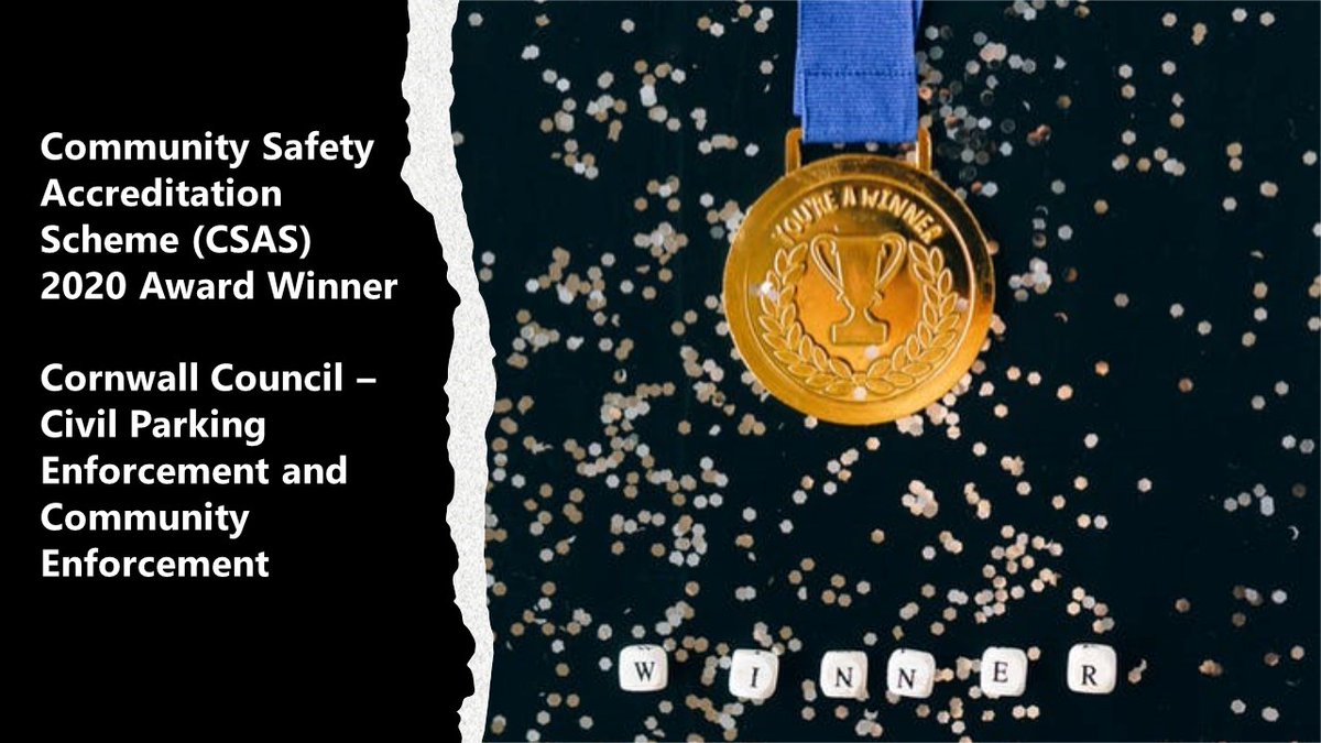 DC_PoliceCSAS's tweet photo. Without further ado, the winner of the #Devon and #Cornwall @DCPolVolunteers 2020 Award for #CSAS 'Community Safety Accreditation Scheme' is... 

@CornwallCouncil Civil Parking and Community Enforcement 🏆👏👏👏

Congratulations on your outstanding achievement!
@DC_Police @DC_PCC https://t.co/Rm1IQqkBPX