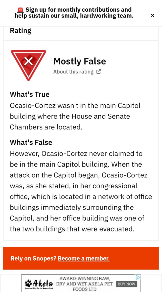 armaniusmaximus's tweet photo. @SethDillon @snopes Did Snopes amend its analysis or was the first sentence starting with "however" always a part of the analysis? https://t.co/1gwBimXzEu