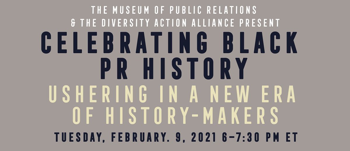DePaulPRAD's tweet photo. A not to miss opportunity from the @museumofpr. #PRADProfs and #PRADFutureLeaders: Register today for this important (and free) event! Takes one minute, here's the link: https://t.co/k2JfMS9vRi https://t.co/LaIU23ImRC