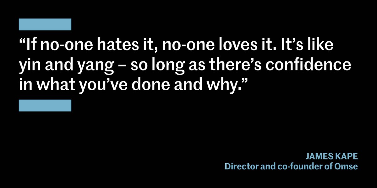 CreativeReview's tweet photo. @JRS_London Keeping in mind that the cost of rebrands can spiral upwards into the millions, James Kape of @omse_co says that companies need to be crystal clear – and decisive – on the strategy behind their rebrands https://t.co/iW6xiYJMYX https://t.co/SNgm1jbcql