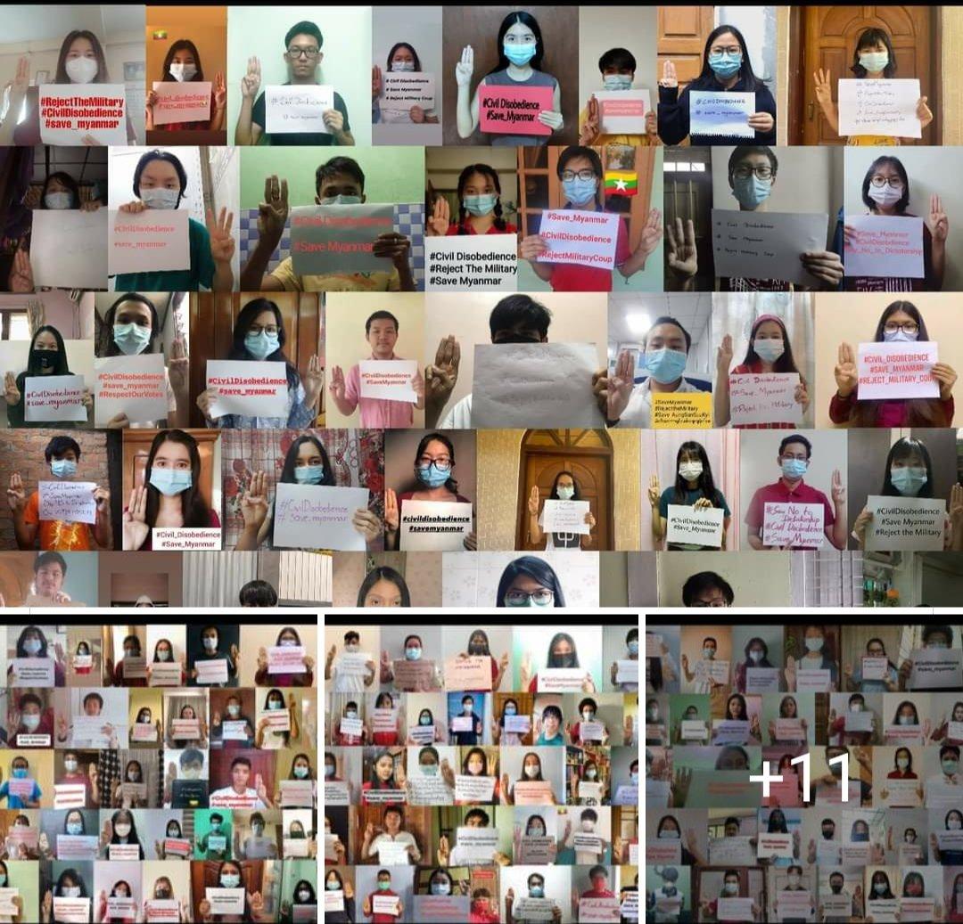 ThoonLwin's tweet photo. We are students. 
We must fight for our future together.
We need justice and our leaders we want.
We stand with Daw Aung San Suu Kyi. 😘❤
Let's trend
Let's fight and win together
Let's the world know we are trying! 😊✊🏻

FREEDOM FROM FEAR
#HearTheVoiceOfMyanmar
#WeNeedDemocracy https://t.co/07trTc74FE