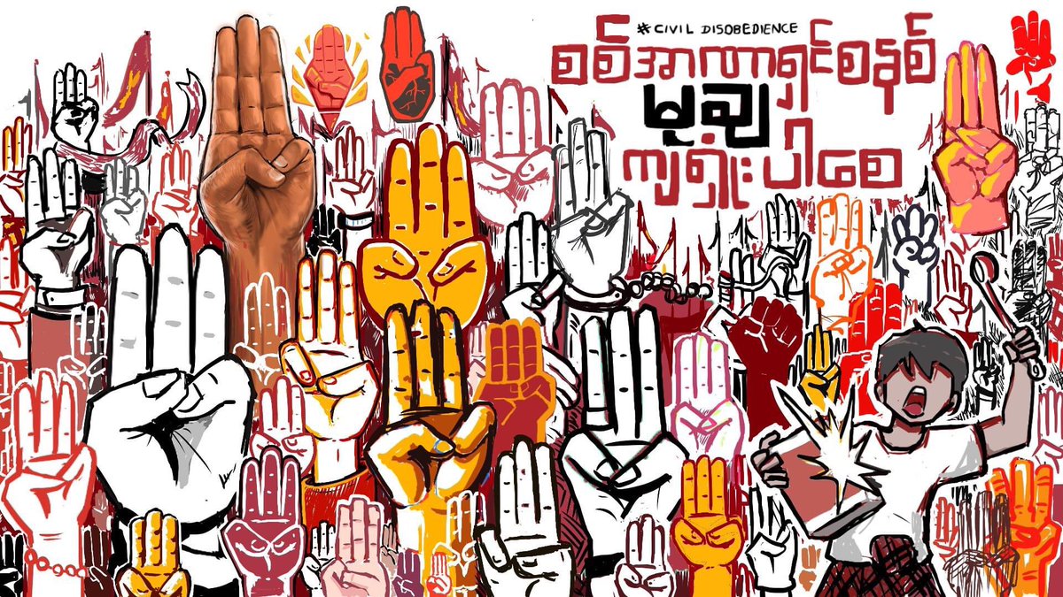 FREEDOM FROM FEAR

We are students.
We must fight for our future together.
We need justice .
We stand with Daw Aung San Suu Kyi.
Let's fight and win together.
Let's the world know we are trying!

#HearTheVoiceOfMyanmar
#WeNeedDemocracy