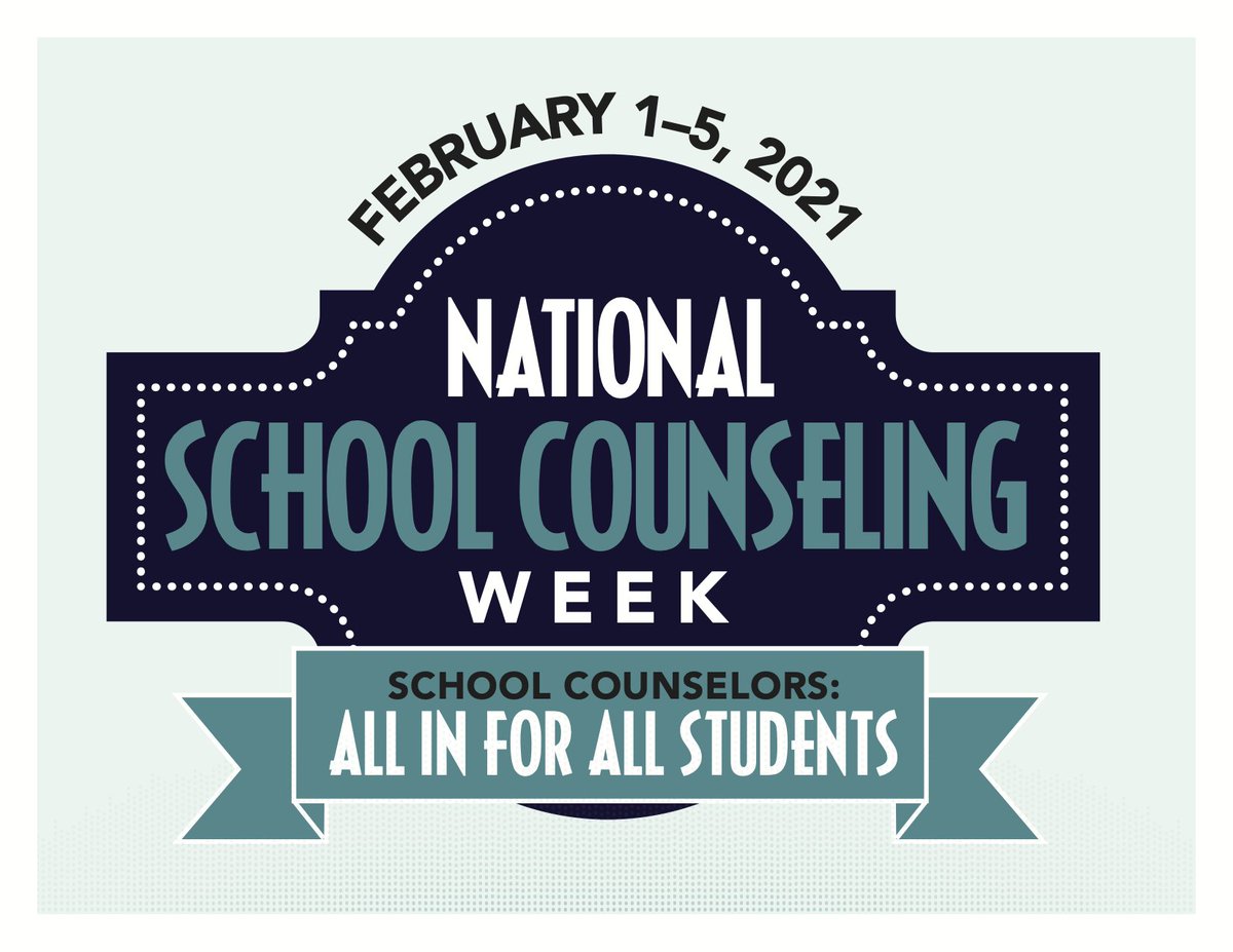 Happy National School Counseling Week to our Student Services Team!  Our counseling staff has gone above and beyond to support our students this year.  Thank you for all you do! #NSCW21 #Leydenpride