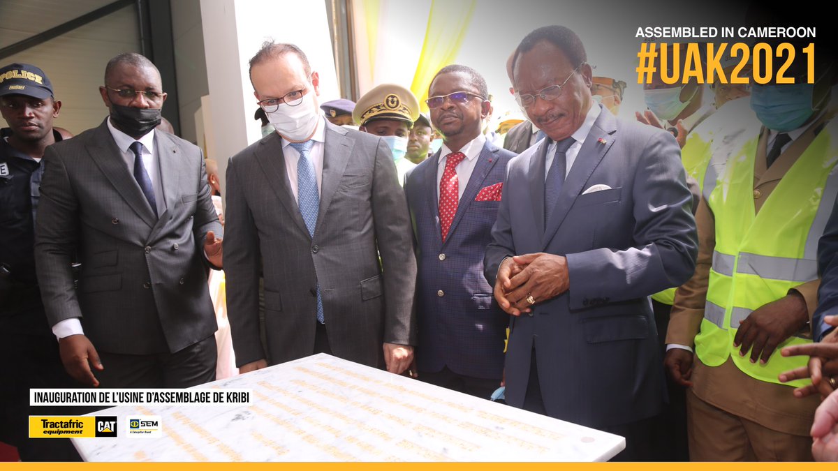 _semmachinery's tweet photo. At the recent launch of a new SEM Machinery assembly plant in Kribi, Alain Dufournier, CEO of Tractafric Equipment for Central Africa, pointed out that the machines assembled in the Kribi plant are sold throughout Central Africa at affordable prices. #UAK2021 #AssembledInCameroon https://t.co/mFoMHeXStA