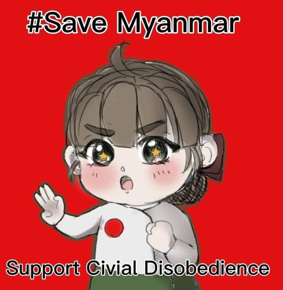 PanPan47152043's tweet photo. #HereTheVoiceOfMyanmar 
#WeNeedDemocracy 
#SaveMyamar https://t.co/R9m3biBvBI