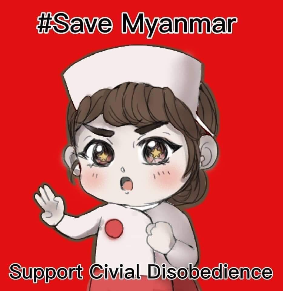 PanPan47152043's tweet photo. #HereTheVoiceOfMyanmar 
#WeNeedDemocracy 
#SaveMyamar https://t.co/R9m3biBvBI