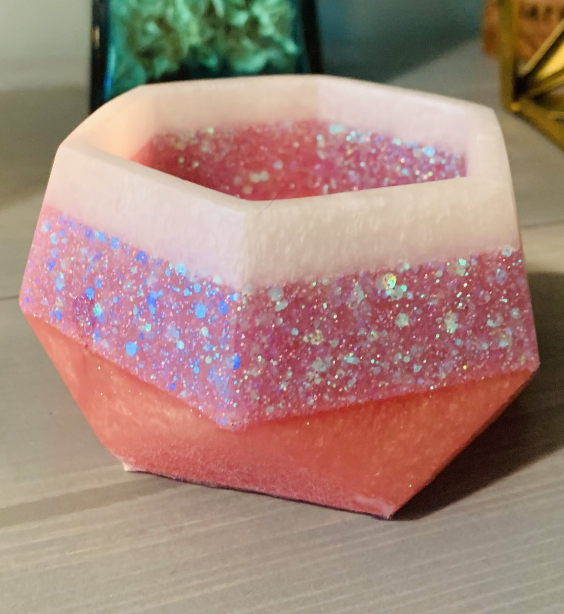 B2Mart's tweet photo. ⭐️🌵🎍⭐️
HEXAGON PLANTER (slightly flawed/ discounted) 
10 as is plus S &amp; H https://t.co/DvThdGI8cE