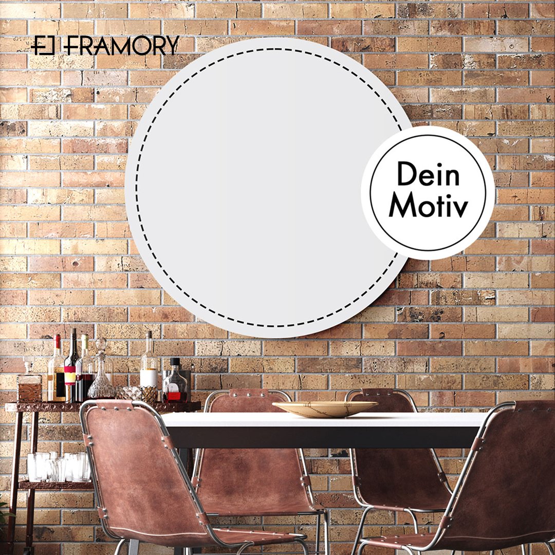 framory's tweet photo. Schöner Wohnen mit eigene, individuellen Motiv in runden Variationen! Entdecke unsere runden Wandbilder &amp; vieles mehr in unserem Shop auf https://t.co/qZUig2GSrh 😃 Innovative Wandbilder, Deckenbilder &amp; Raumteiler - frame your memories. Habt alle einen guten Start ins Wochenende! https://t.co/kAqrQ9r5OY