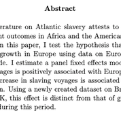 Day 5  #blackhistorymonth    #EconTwitter reading list “Atlantic Slavery's Impact on European and British Economic Development” by  @EDerenoncourt  @berkeleyecon  #Econs4BHM