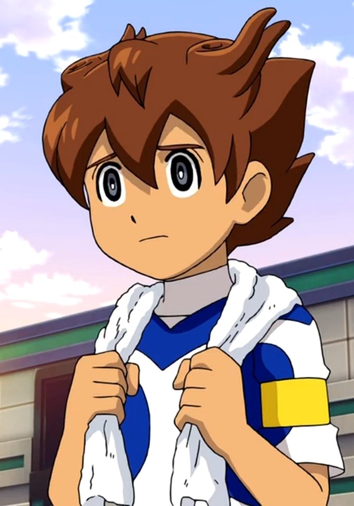 イナズマイレブンgoギャラクシーでは多く見かけるタオルまとった松風天馬！