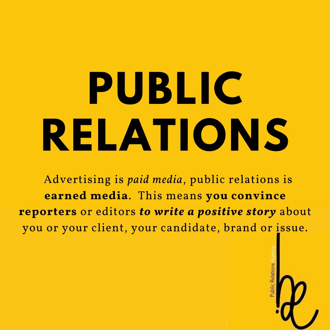 BeLive_Say's tweet image. “Advertising is what you pay for, publicity is what you pray for.”

#publicrelations #branding #marketing #MarketingDigital #marketingagency #MarketingMind #reputation