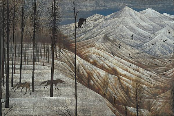 marysia_cc's tweet photo. "Winter" by Matazo Kayama https://t.co/vTYTF9hWcZ