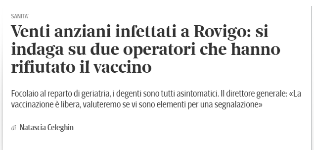 RobertoBurioni's tweet photo. Non va bene. Spero che una priorità per il nuovo governo sia mettere fine a questa inaccettabile vergogna dei sanitari che rifiutano il vaccino mettendo a rischio i loro pazienti. https://t.co/kXEGABToCX
