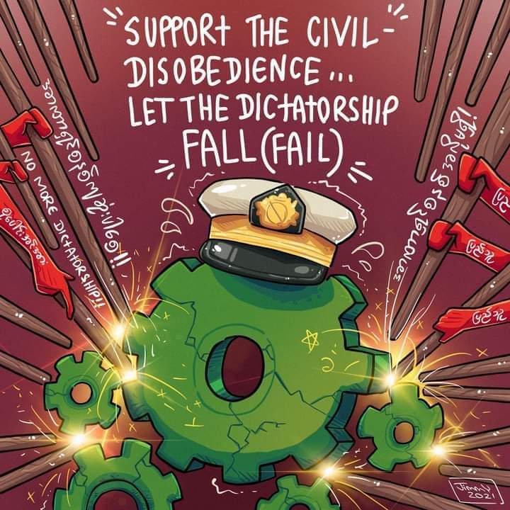 ThoonLwin's tweet photo. We must fight for unity and justice, for our future goals, dreams, education and new generations. We all need to be one now. Unity is the strength.

 FREEDOM FROM FEAR
#HearTheVoiceOfMyanmar
#WeNeedDemocracy https://t.co/hWbfsbu1qF