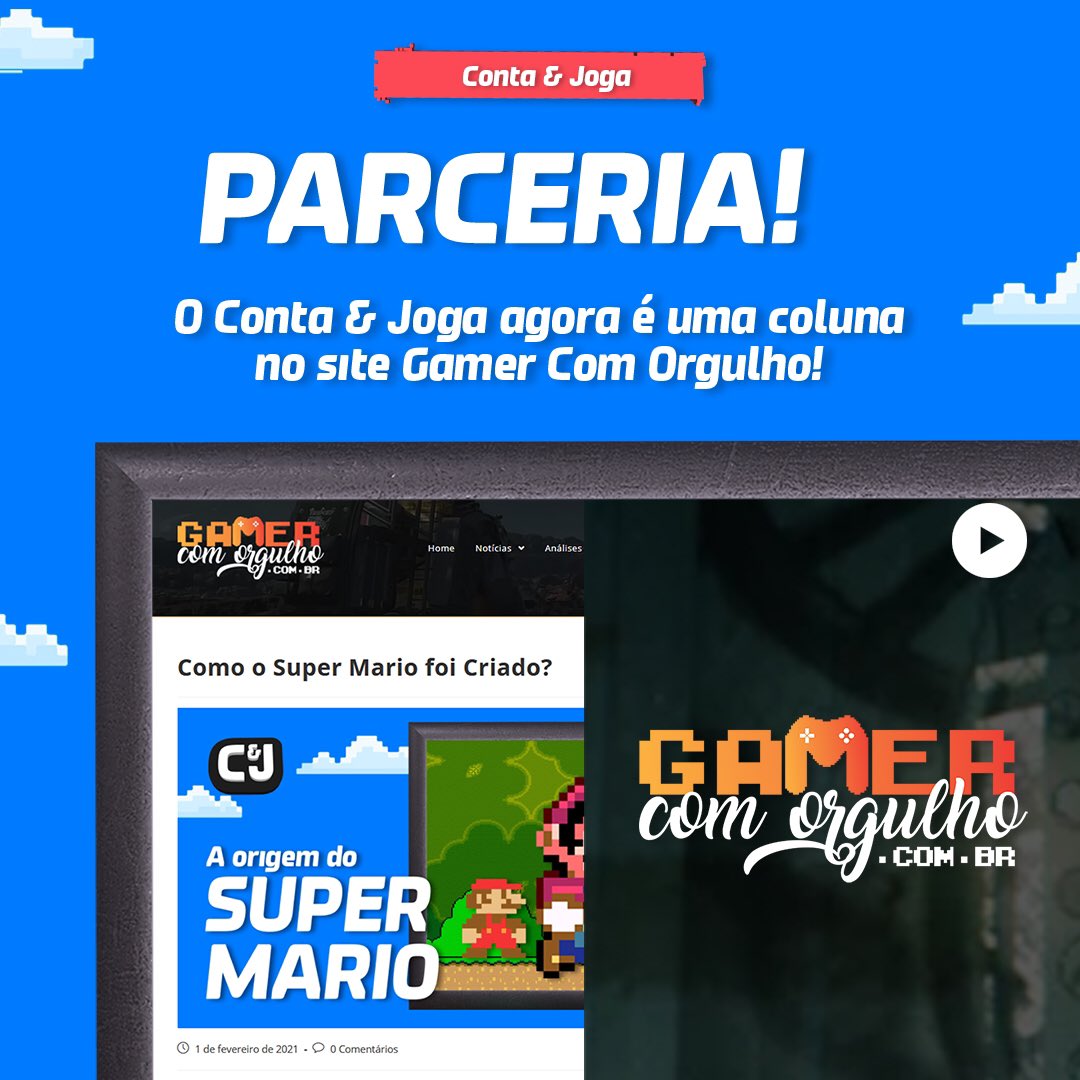 ContaeJoga's tweet photo. NOVIDADE NO CONTA &amp; JOGA! Agora nossos episódios serão publicados também EM FORMATO DE ARTIGO!!

LINK PARA A COLUNA 🔽
https://t.co/4E3afRo3D7

#contaejoga #games #gamedesign #videogames #3d #gameplay #review #gamersbr #youtuberbr #gameplayyoutube #jogosantigos #curiosidades https://t.co/f4OO7bcQze