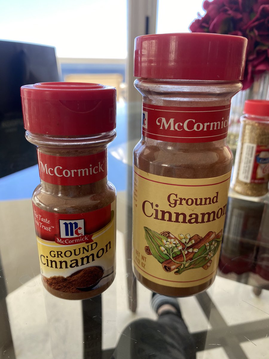 foodchowdown's tweet photo. Cleaning out my mom’s cabinet, @McCormickCorp The one on the left expired 2016. How old is the one on the right? #guesshowold #foodie #spicechallenge https://t.co/ap5NaWorqW