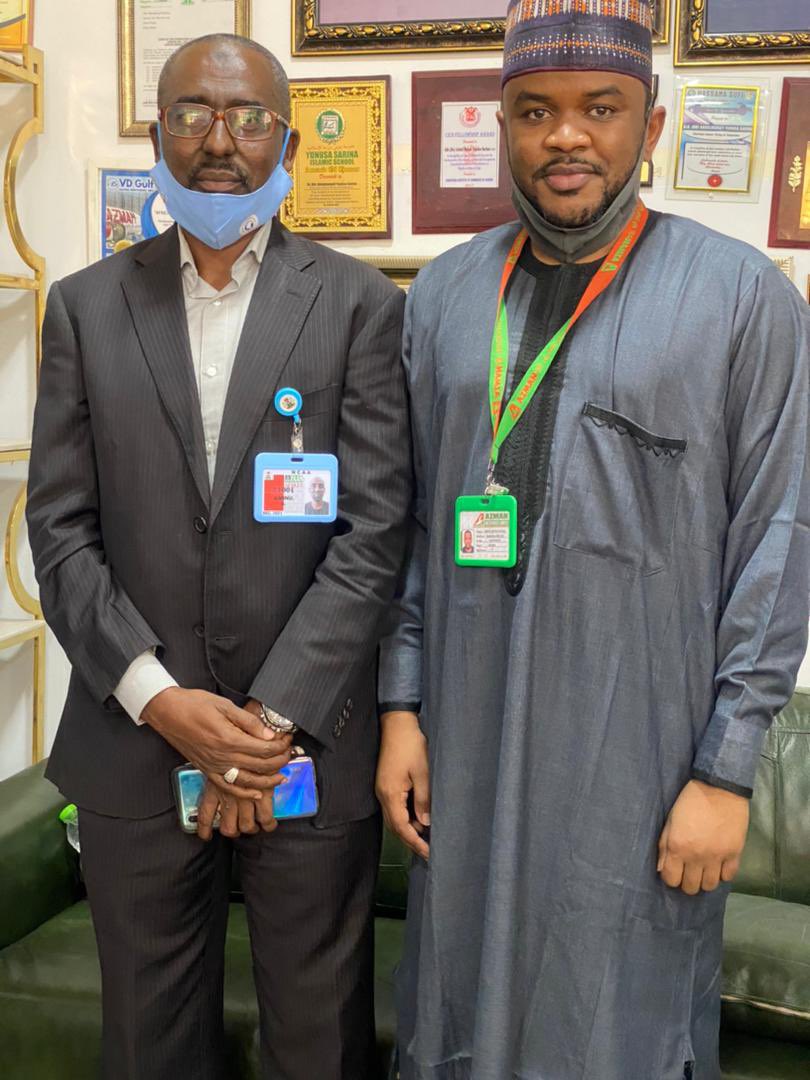 AzmanAir's tweet photo. A Delegate @NigerianCAA led by the Regional Manager Alh Suleiman Aminu paid a visit to @AzmanAir Management recently in #Kano

@AzmanAir MD Alh Faisal Abdulmunaf commended the visit &amp; further appreciate the Guidance and Support offered by the regulatory body.

#FlySafeFlyAzman https://t.co/hRdZrF7K2M