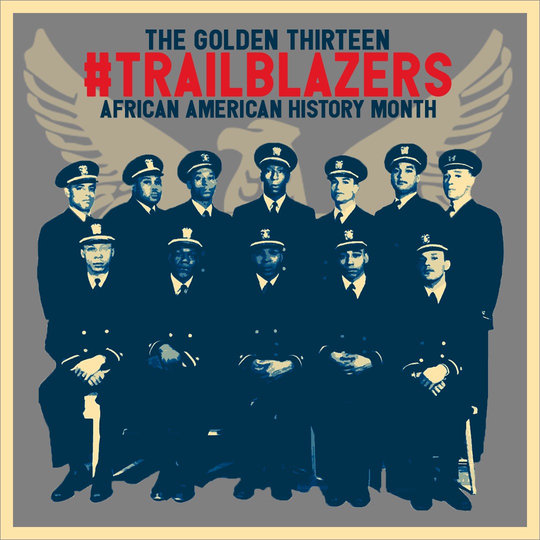 aydinrugged's tweet photo. The Golden Thirteen were the thirteen African American enlisted men who became the first African American commissioned and warrant officers in the United States Navy. 

To see all their biographies, check out https://t.co/7iCSi2240R https://t.co/zQtZVjqzYM