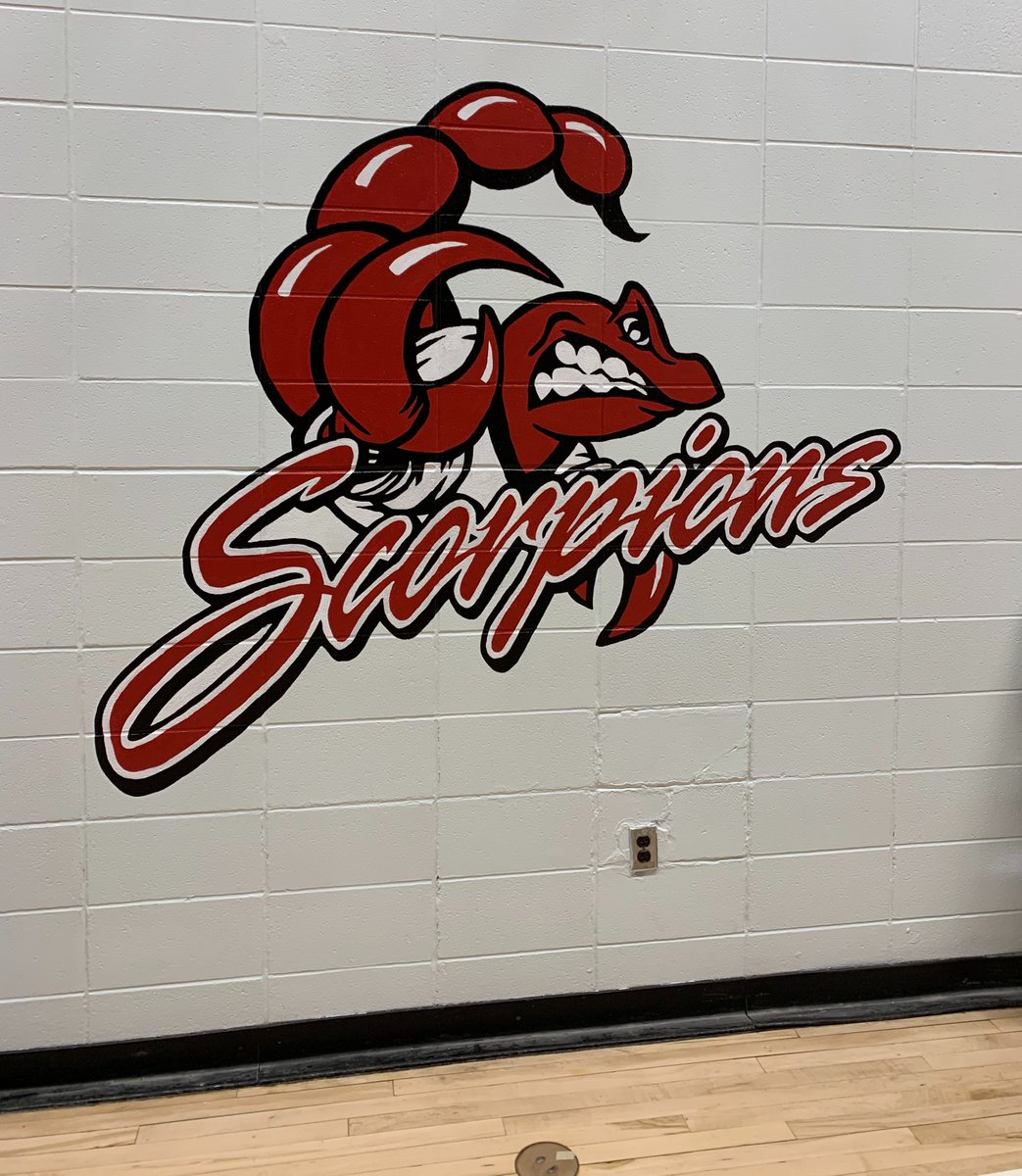 SundreHigh's tweet photo. Thanks to all the staff who helped with the "scorpion makeover" in the Gym! https://t.co/NHktmh64pj