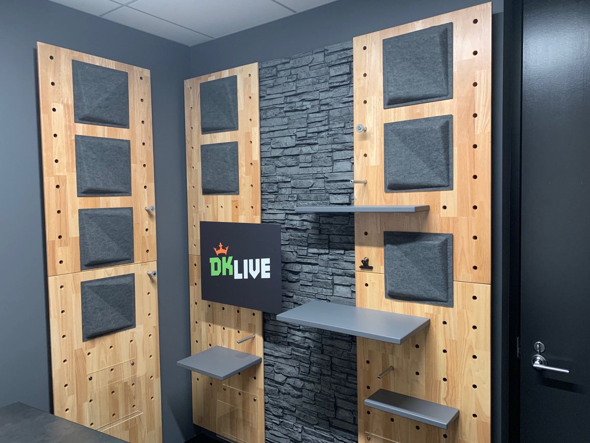 Ready to take your brand to the next level? 💯

🤑Bet on <a href="/AdaptivDC/">AdaptivDC</a> to elevate your space to reflect your brand story just like the DraftKings did to their podcast studio. 👑👑👑

With custom solutions for every need, #AdaptivDC is your one-stop creative interiors studio.