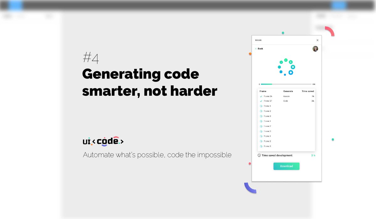 u_icode's tweet image. We've got you features you can't refuse. 😏
Less pain in the app when you have a tool like UIcode that generates you #Fluttercode of your design. Right in #Figma.
Giv it a 10min try -> UIcode.io
#designhandoff #appdevelopment #startup