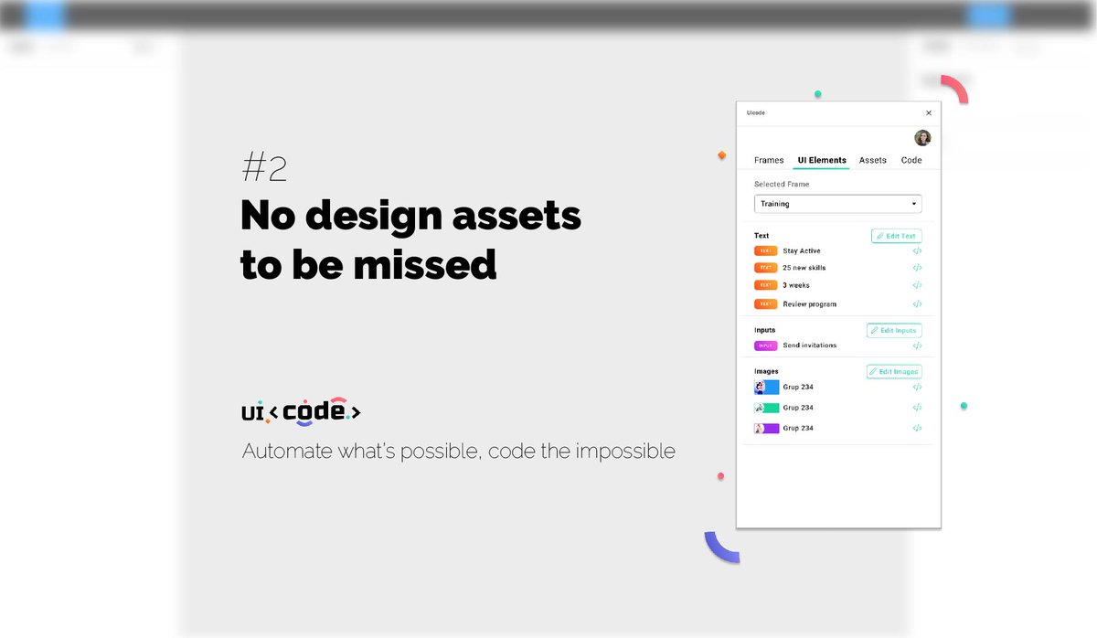 u_icode's tweet image. We've got you features you can't refuse. 😏
Less pain in the app when you have a tool like UIcode that generates you #Fluttercode of your design. Right in #Figma.
Giv it a 10min try -> UIcode.io
#designhandoff #appdevelopment #startup