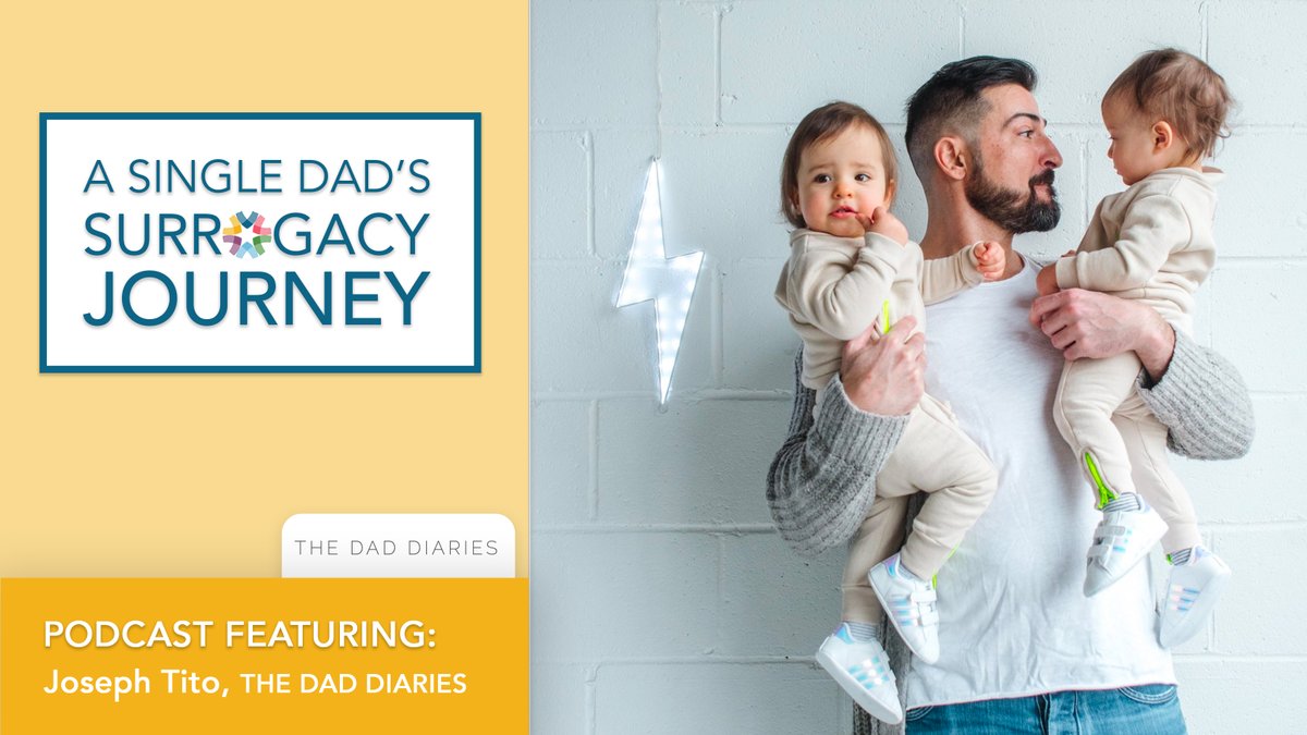 ConceiveAble's tweet photo. Joseph Tito was a successful film &amp; TV director and producer, living his dream... Until @thedaddiaries_  woke up &amp; realized he wanted a family! Learn more about Joseph's #surrogacyjourney as a #gaydad &amp; #parenting adventures while raising his twin girls: https://t.co/w6B8lyz9ub https://t.co/qimcC7UBML