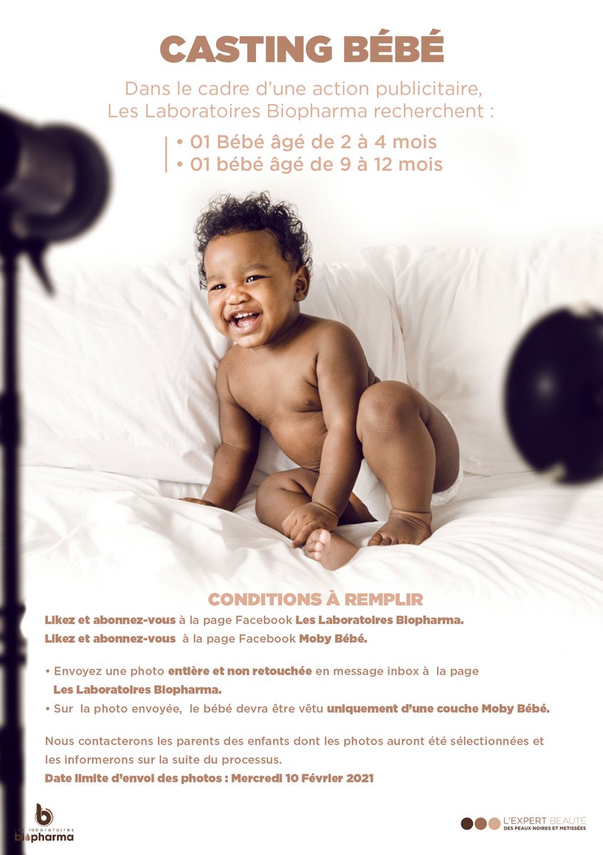 Biopharma Auf Twitter Alerte Casting Pour Des Besoins Publicitaires Nous Recherchons Des Bebes Ages De 2 4mois Et De 9 12mois Si Vous Etes Interesses Veuillez Nous Contacter Comme Precise Sur L Affiche Casting Yourbeautyourduty Biopharma Auf Twitter Alerte Casting Pour Des Besoins Publicitaires Nous Recherchons Des Bebes Ages De 2 4mois Et De 9 12mois Si Vous Etes Interesses Veuillez Nous Contacter Comme Precise Sur L Affiche Casting Yourbeautyourduty