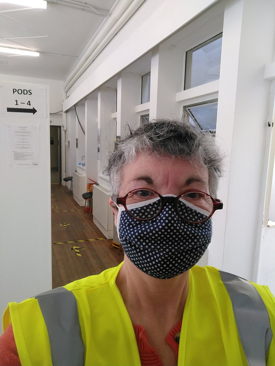 ValerieHazan's tweet image. First shift as volunteer steward at John Scott vaccination centre. Great team, slick organisation and a feeling of optimism. Good to be even a minute cog in this massive national effort #hackneyvaxpack #HACKNEY