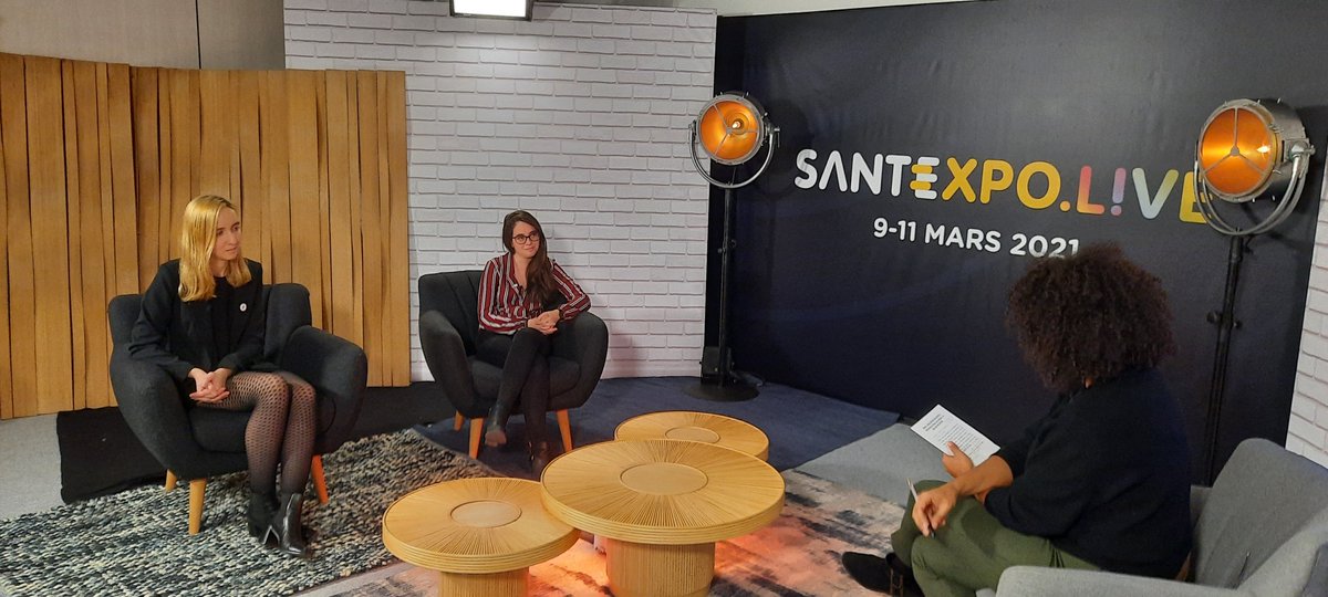 [Coulisses #SANTEXPOLIVE]

Merci à @Morgane_ANEMF et @Bleuenn_FNESI  pour la prise de parole "Attractivité et Ségur de la santé : la vision #NGSanté"

Retrouvez toutes les prises de paroles du 9 au 11 mars sur #SANTEXPO LIVE

Pour s'inscrire ➡ bit.ly/2LUxB0w

#digital