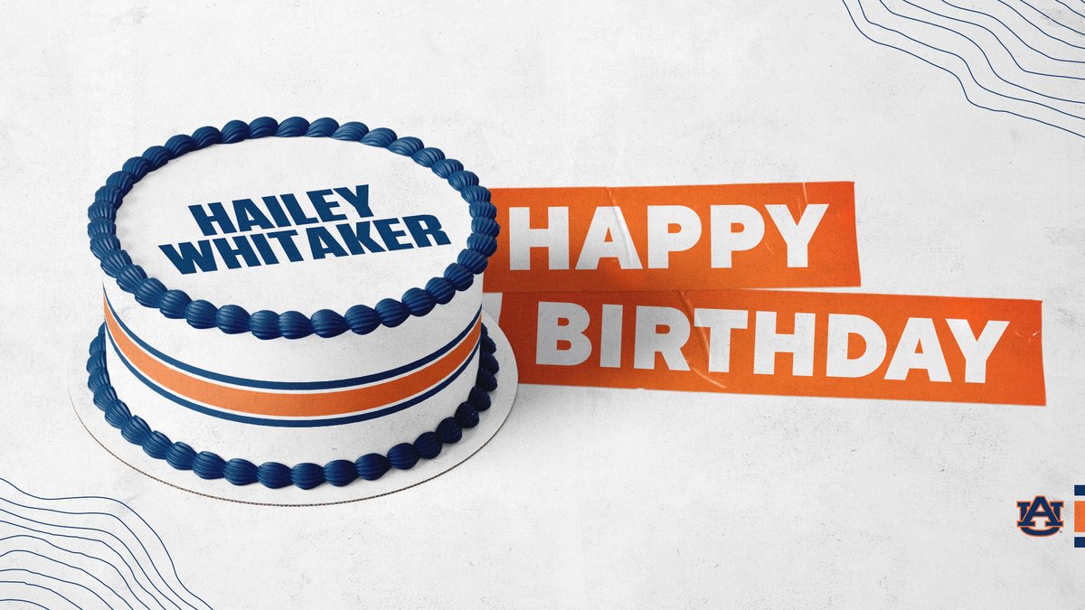 Happy birthday, <a href="/haileywhitaker_/">Hailey Whitaker</a>! 🥳

We hope it's a great day!

#WarEagle