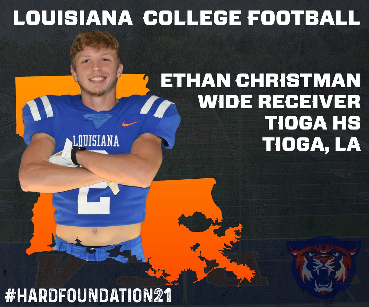 LCU_ftball's tweet photo. Welcome Ethan Christman to the Wildcat Family! #HardFoundation21 #NSD21 https://t.co/bW3j41SBKv