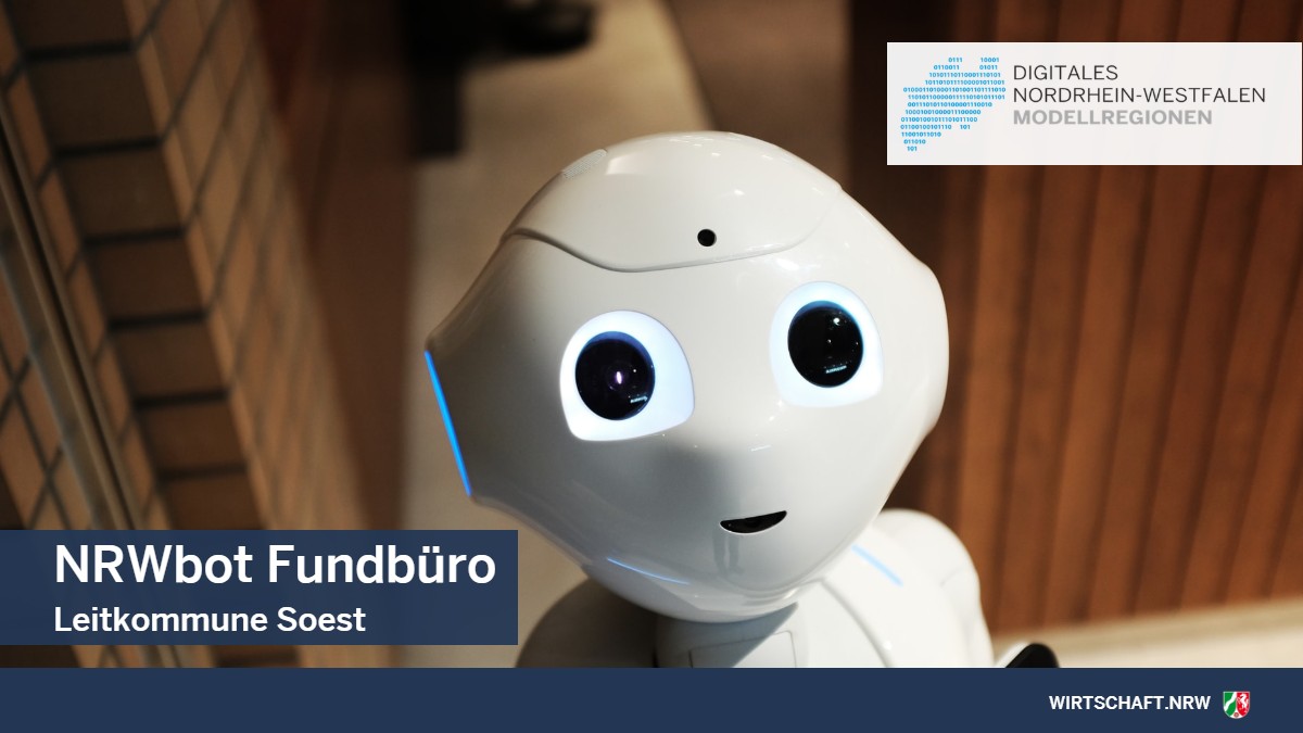 WirtschaftNRW's tweet photo. Ungeduld auf den neuen #Personalausweis oder #Reisepass ist dank @SoestDigital bald passé. Ein #Chatbot gibt in den #DigitalenModellregion Auskunft zum Status von Anträgen. Der Dienst wird als Teil des https://t.co/eqapPdejfZ zur Verfügung gestellt: https://t.co/6GpX1YM4zu https://t.co/iund2lZGlc